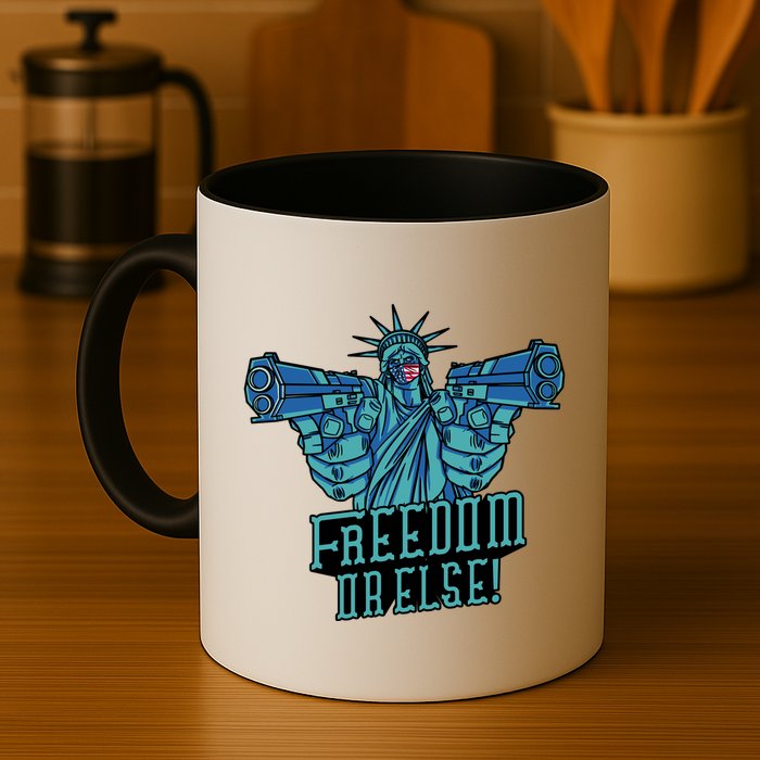 Freedom Or Else Statue Of Liberty Mug