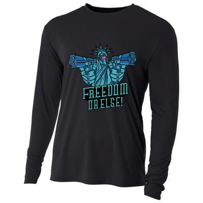 Freedom Or Else Statue Of Liberty Cooling Performance Long Sleeve Crew