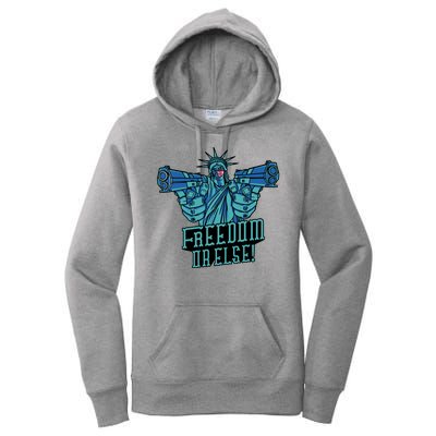 Freedom Or Else Statue Of Liberty Women's Pullover Hoodie