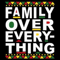 Family Over Everything Matching Reunion Family Picture Drawstring Bag