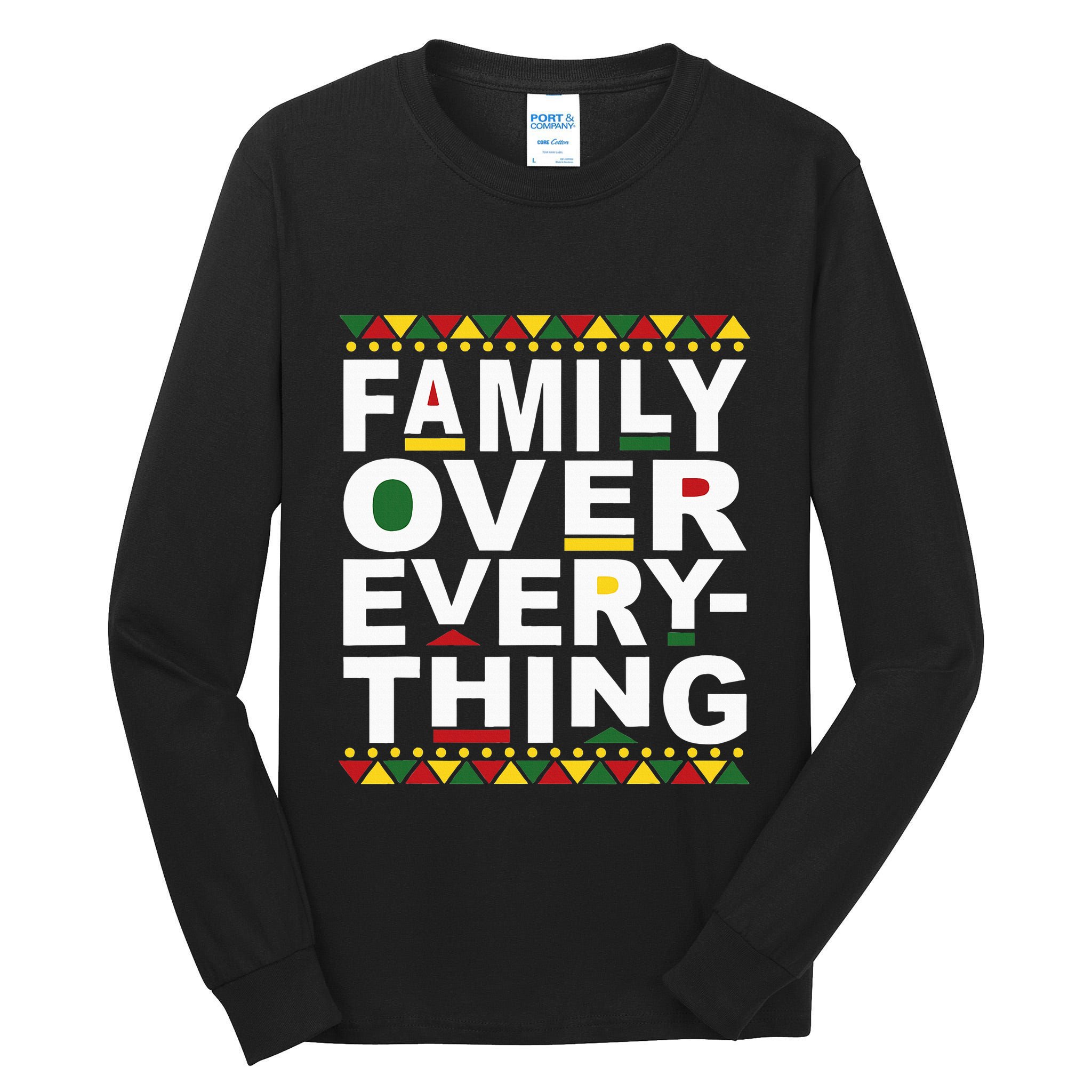 Family Over Everything Matching Reunion Family Picture Tall Long Sleeve T-Shirt