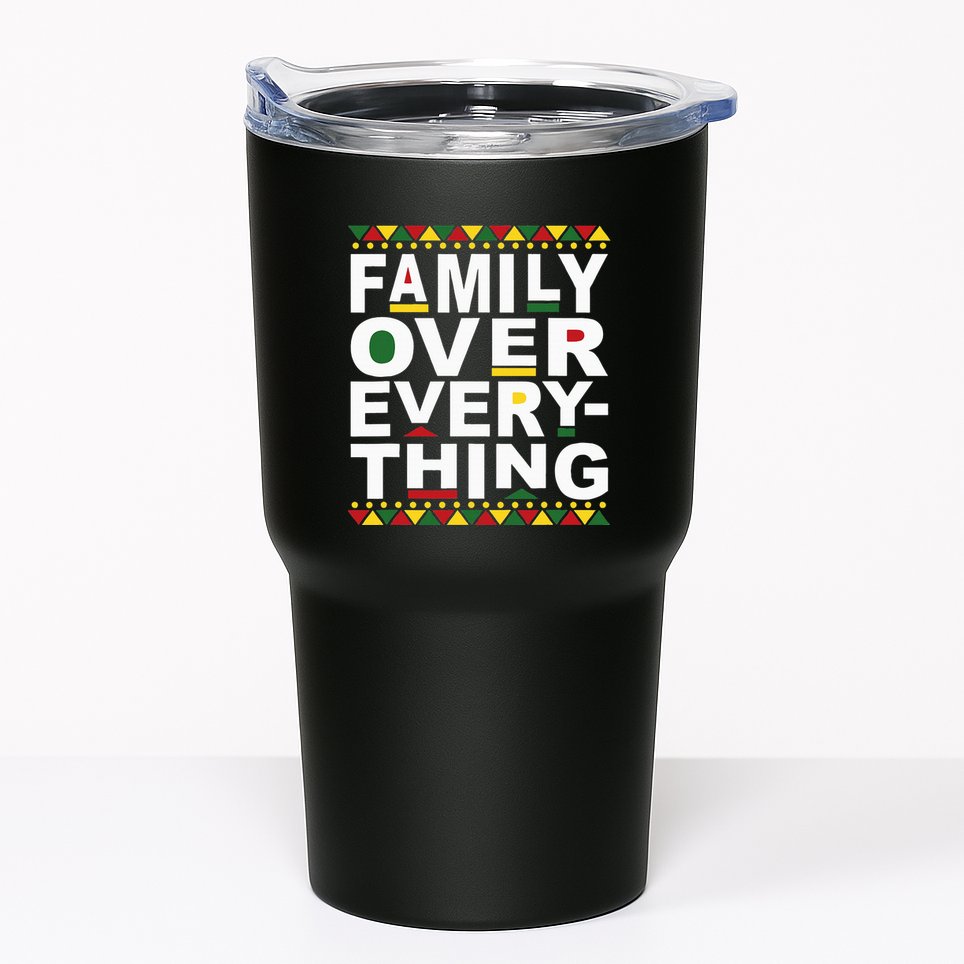 Family Over Everything Matching Reunion Family Picture Tumbler