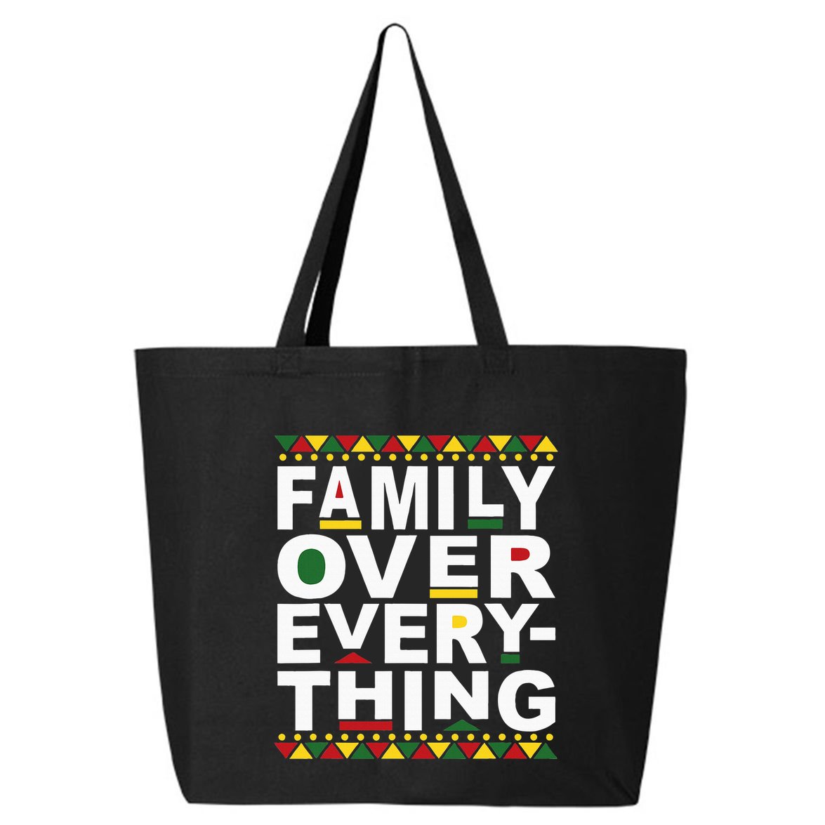 Family Over Everything Matching Reunion Family Picture 25L Jumbo Tote