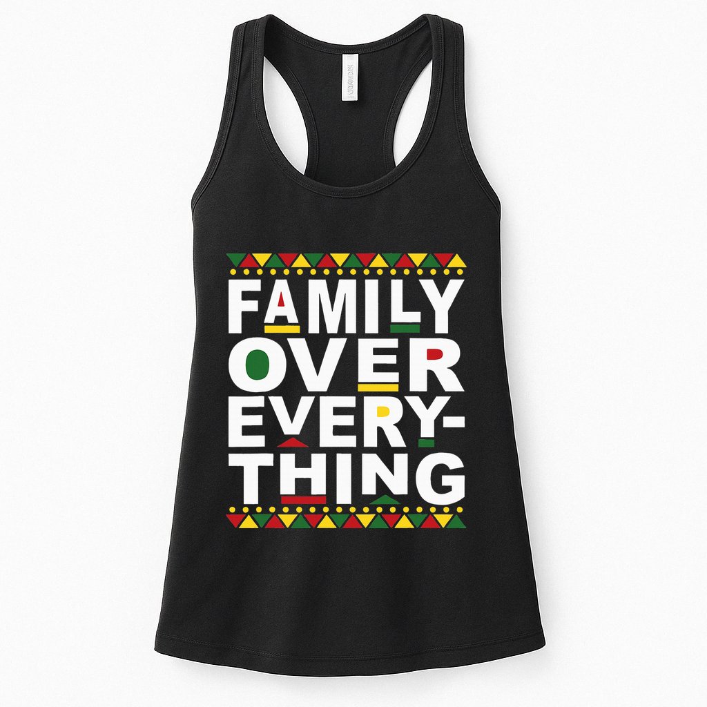 Family Over Everything Matching Reunion Family Picture Womens Tank Top
