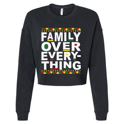 Family Over Everything Matching Reunion Family Picture Cropped Pullover Crew