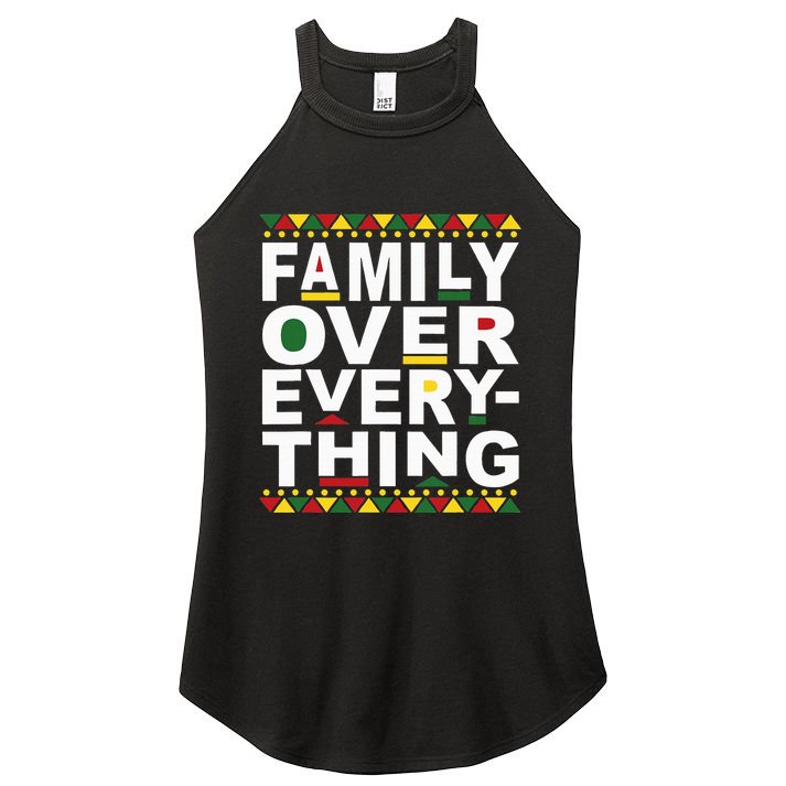 Family Over Everything Matching Reunion Family Picture Women's Perfect Tri Rocker Tank