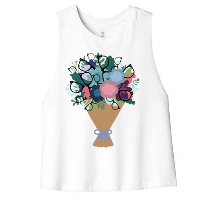 Funny Optometrist Eyeglasses Bouquet Optician Life Optometry Women's Racerback Cropped Tank