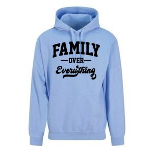 Family Over Everything Gift Unisex Surf Hoodie