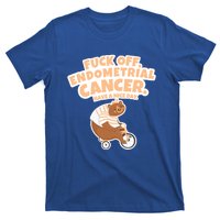 Fuck Off Endometrial Cancer Bear Gift T-Shirt