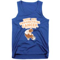 Fuck Off Endometrial Cancer Bear Gift Tank Top