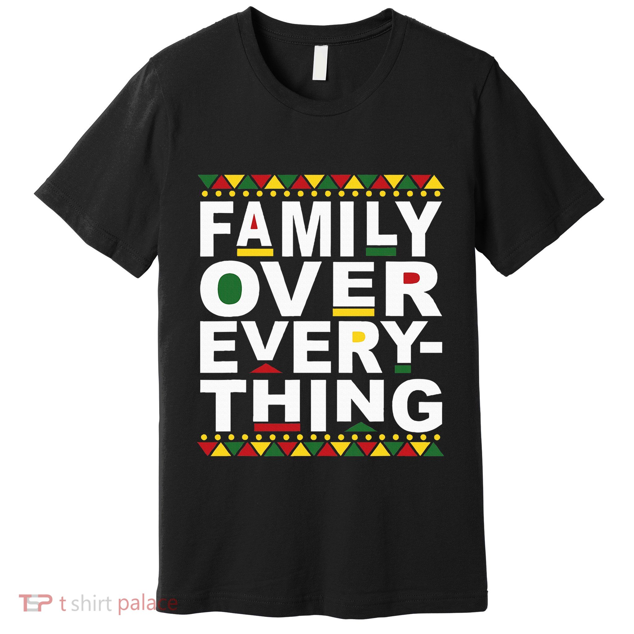 Family Over Everything Matching Reunion Family Picture Premium T-Shirt