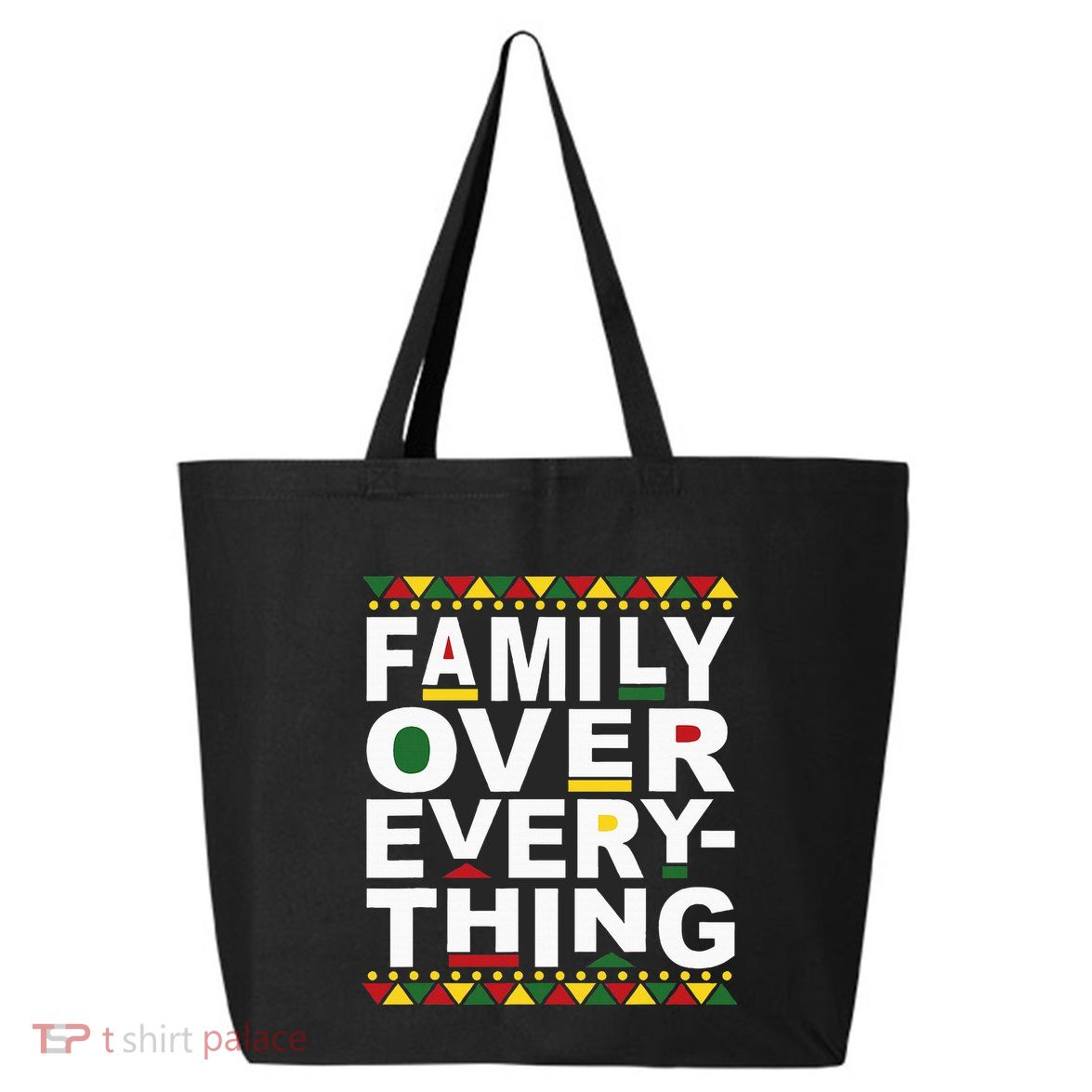 Family Over Everything Matching Reunion Family Picture 25L Jumbo Tote