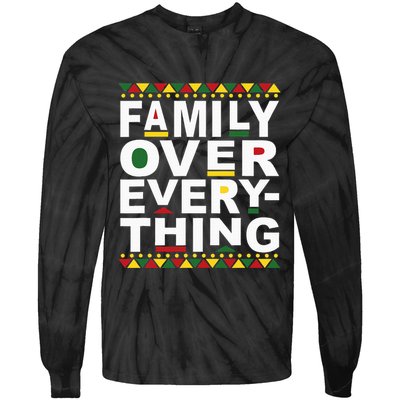 Family Over Everything Matching Reunion Family Picture Tie-Dye Long Sleeve Shirt