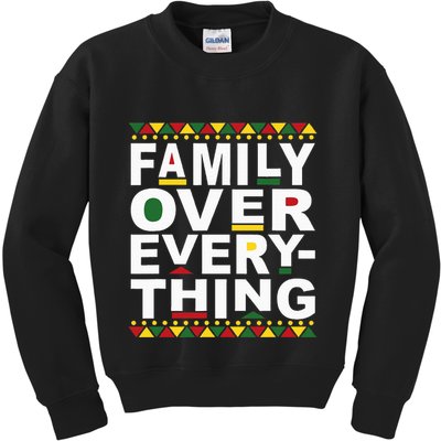 Family Over Everything Matching Reunion Family Picture Kids Sweatshirt