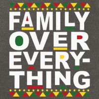 Family Over Everything Matching Reunion Family Picture Cotton Canvas Backpack