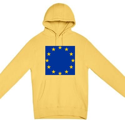 Flag Of Europe Premium Pullover Hoodie