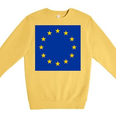 Flag Of Europe Premium Crewneck Sweatshirt