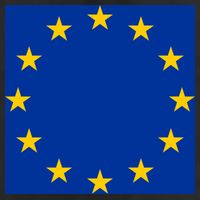 Flag Of Europe Adult Drive Performance Visor