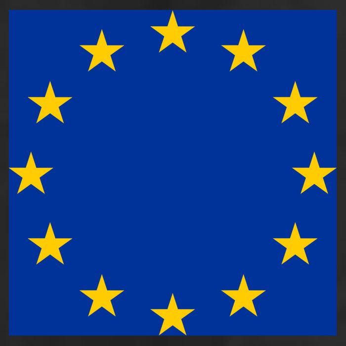 Flag Of Europe Adult Drive Performance Visor