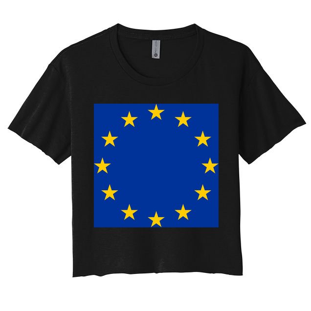 Flag Of Europe Crop Top