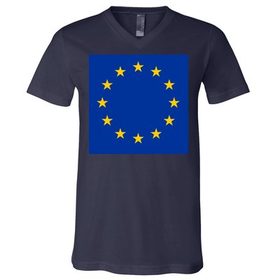 Flag Of Europe V-Neck T-Shirt