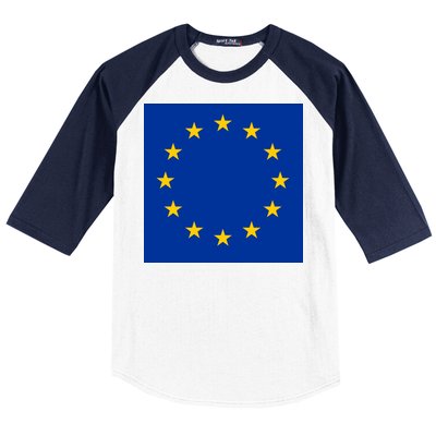 Flag Of Europe Baseball Sleeve Shirt