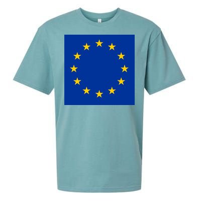 Flag Of Europe Sueded Cloud Jersey T-Shirt