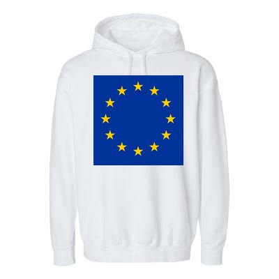 Flag Of Europe Garment-Dyed Fleece Hoodie