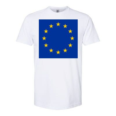 Flag Of Europe Softstyle CVC T-Shirt