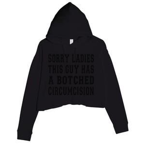 Funny Offensive Embarrassing Inappropriate Meme Adult Humor Crop Fleece Hoodie