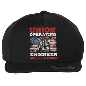 Funny Operating Engineers Gift Wool Snapback Cap