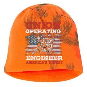 Funny Operating Engineers Gift Kati - Camo Knit Beanie