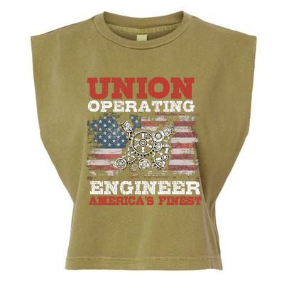 Funny Operating Engineers Gift Garment-Dyed Women's Muscle Tee