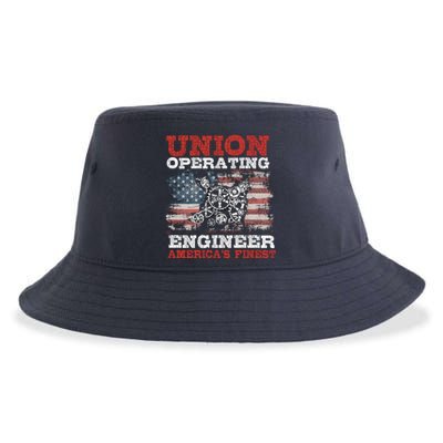 Funny Operating Engineers Gift Sustainable Bucket Hat