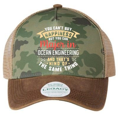 Funny Ocean Engineering Major Studengift Graduation Gift Legacy Tie Dye Trucker Hat