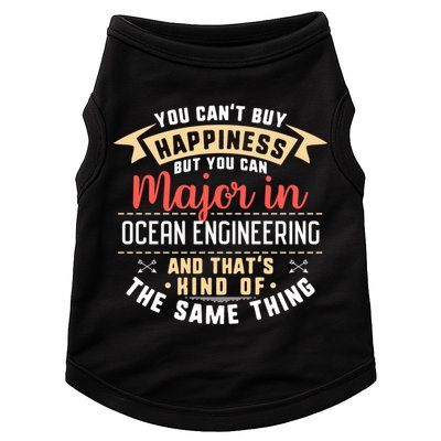 Funny Ocean Engineering Major Studengift Graduation Gift Doggie Tank
