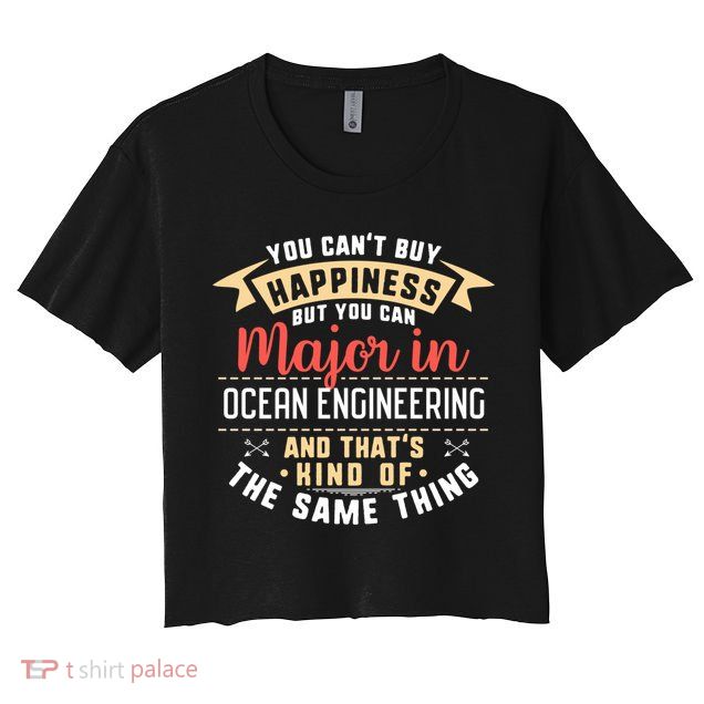 Funny Ocean Engineering Major Studengift Graduation Gift Crop Top
