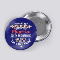 Funny Ocean Engineering Major Studengift Graduation Gift Button