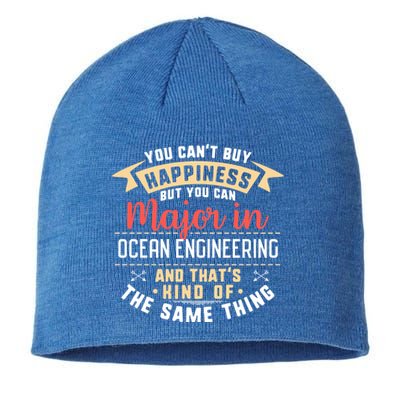 Funny Ocean Engineering Major Studengift Graduation Gift Sustainable Beanie