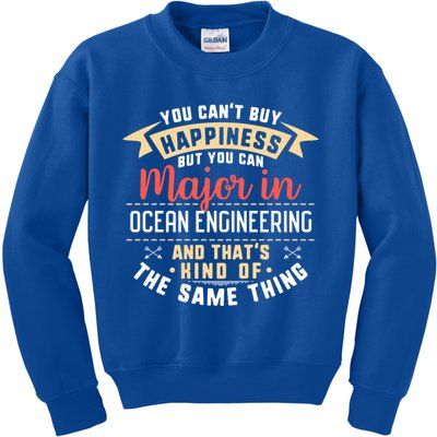 Funny Ocean Engineering Major Studengift Graduation Gift Kids Sweatshirt