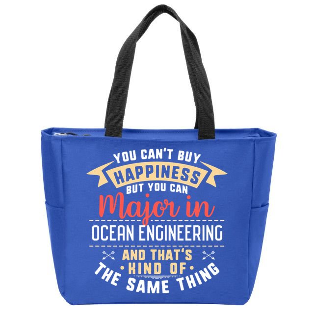 Funny Ocean Engineering Major Studengift Graduation Gift Zip Tote Bag