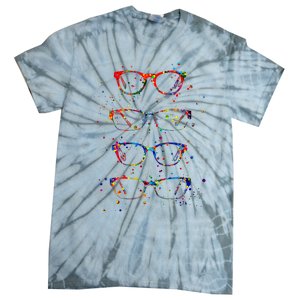 Funny Optometry Eyeglasses Optometrist Optician Doctor Gift Tie-Dye T-Shirt