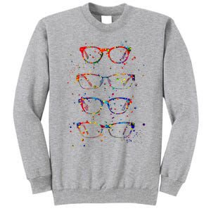 Funny Optometry Eyeglasses Optometrist Optician Doctor Gift Tall Sweatshirt