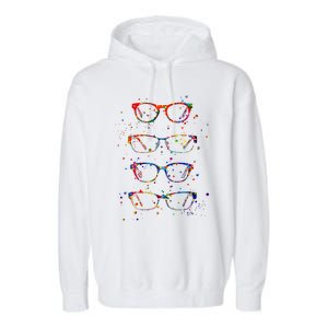 Funny Optometry Eyeglasses Optometrist Optician Doctor Gift Garment-Dyed Fleece Hoodie