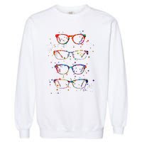 Funny Optometry Eyeglasses Optometrist Optician Doctor Gift Garment-Dyed Sweatshirt