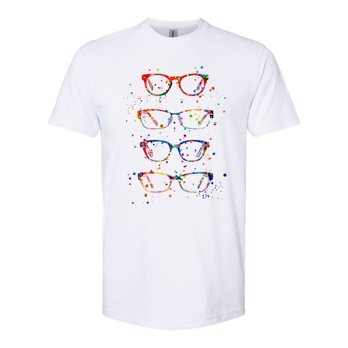 Funny Optometry Eyeglasses Optometrist Optician Doctor Gift Softstyle CVC T-Shirt