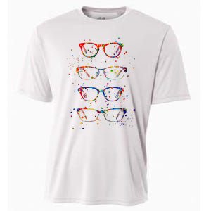 Funny Optometry Eyeglasses Optometrist Optician Doctor Gift Cooling Performance Crew T-Shirt