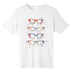 Funny Optometry Eyeglasses Optometrist Optician Doctor Gift Tall Fusion ChromaSoft Performance T-Shirt