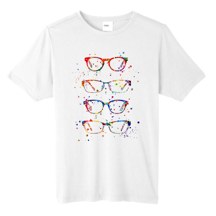 Funny Optometry Eyeglasses Optometrist Optician Doctor Gift Tall Fusion ChromaSoft Performance T-Shirt