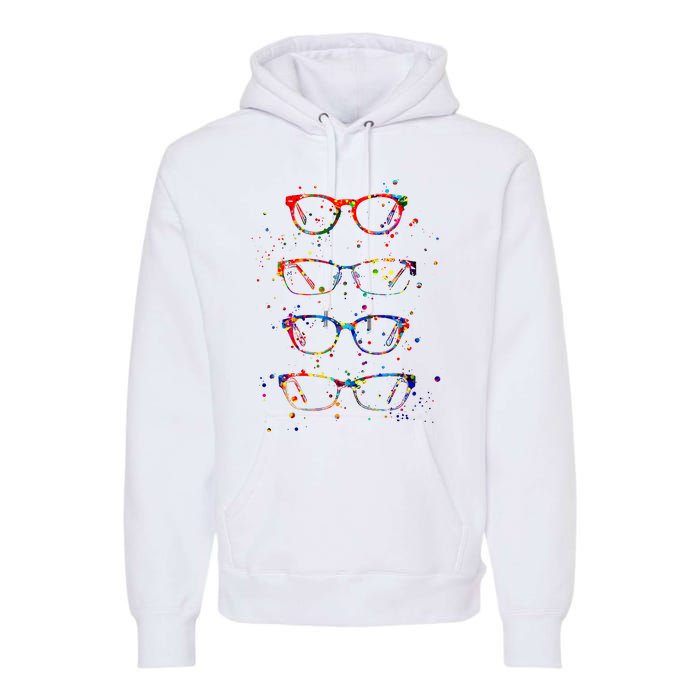 Funny Optometry Eyeglasses Optometrist Optician Doctor Gift Premium Hoodie